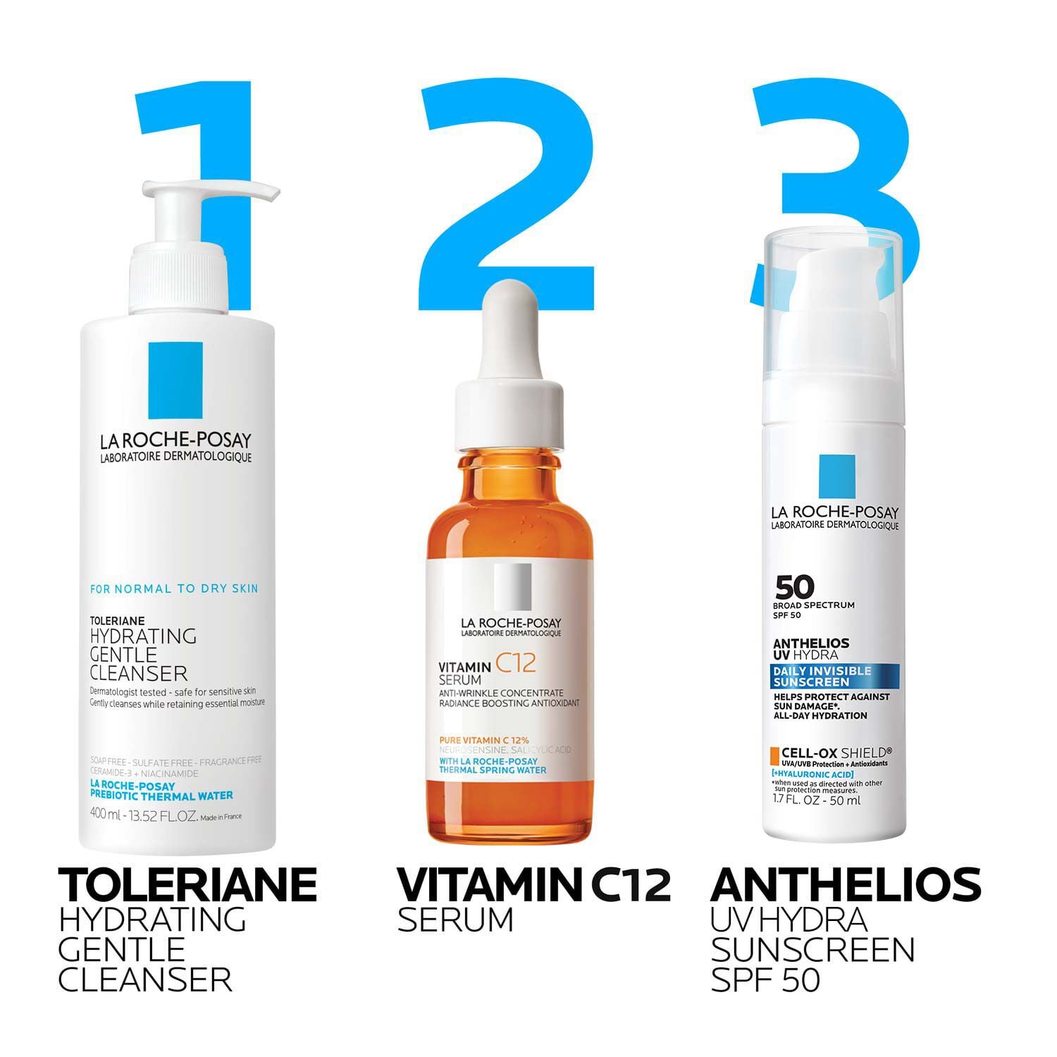 Anthelios UV Hydra Hydrating Face Sunscreen SPF 50 With Hyaluronic Acid