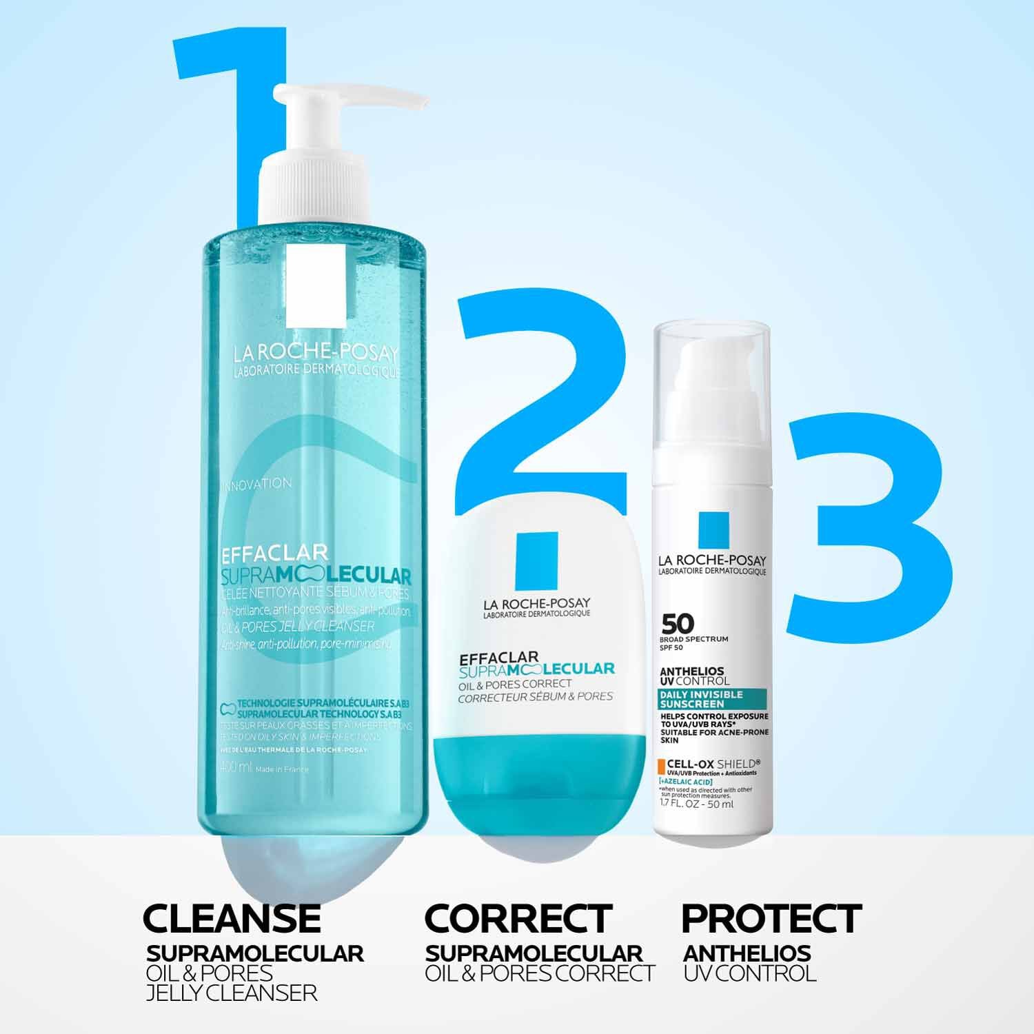 Effaclar Supramolecular Oil and Pores Jelly Cleanser