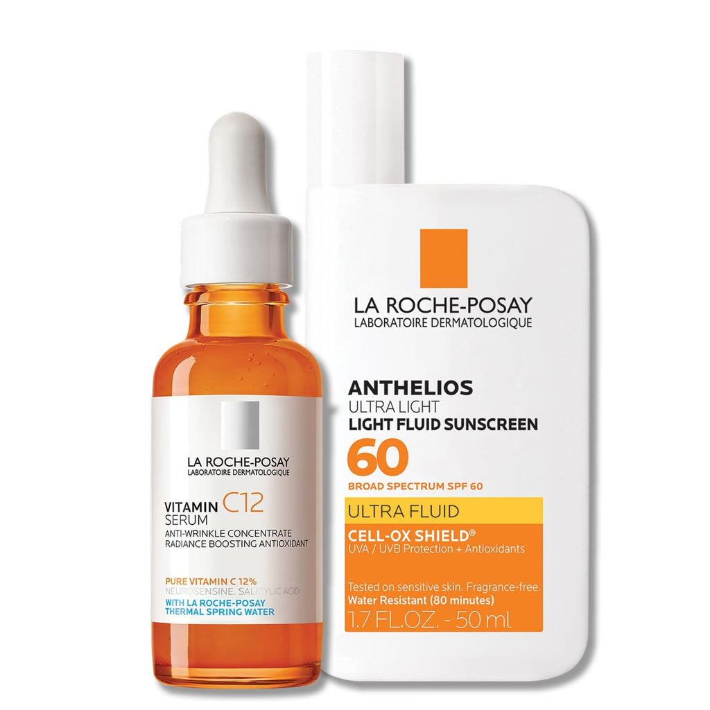 Vitamin C12 Serum & Anthelios Ultra-Light Sunscreen SPF 60